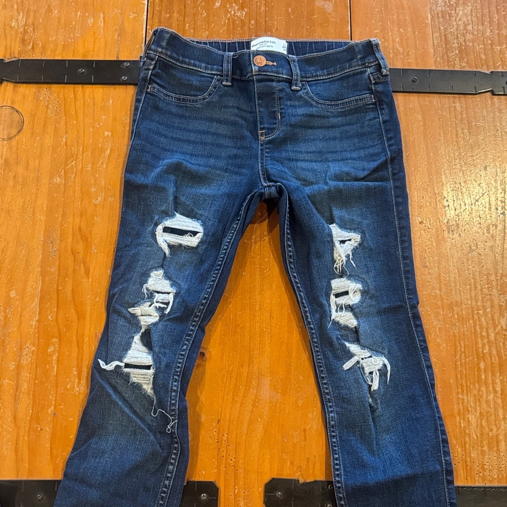 Abercrombie kids mid-rise pull on jean legging